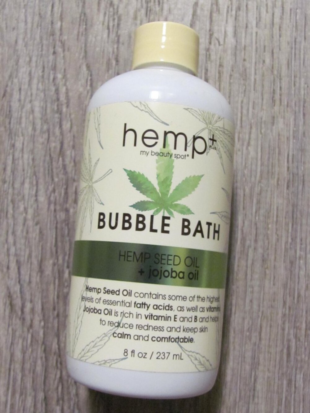 My Beauty Spot Hemp+ Bubble Bath 8 fl. oz New Sealed Hemp Seed Oil & Jojoba Oil